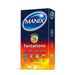 Manix Tentations Kit Découverte 14 Préservatifs 20