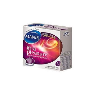 Manix Xtra Pleasure Préservatifs | 3 Pièces