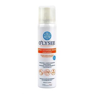 Olysee Spray Hygiène Mains - Solution Hydroalcoolique Désinfectant 100Ml