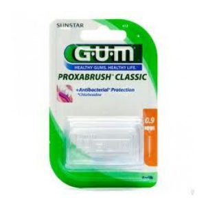 Gum - Proxabrush Classic Brossettes 412 Recharges 0.9Mm