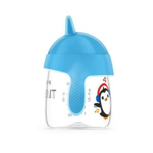 Avent Tasse Pingouin Avec Anses Bleues Anti Derapante 260 Ml 12 Mois+