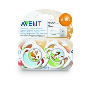 Avent Soother Animal Bpa Free 6-18 M